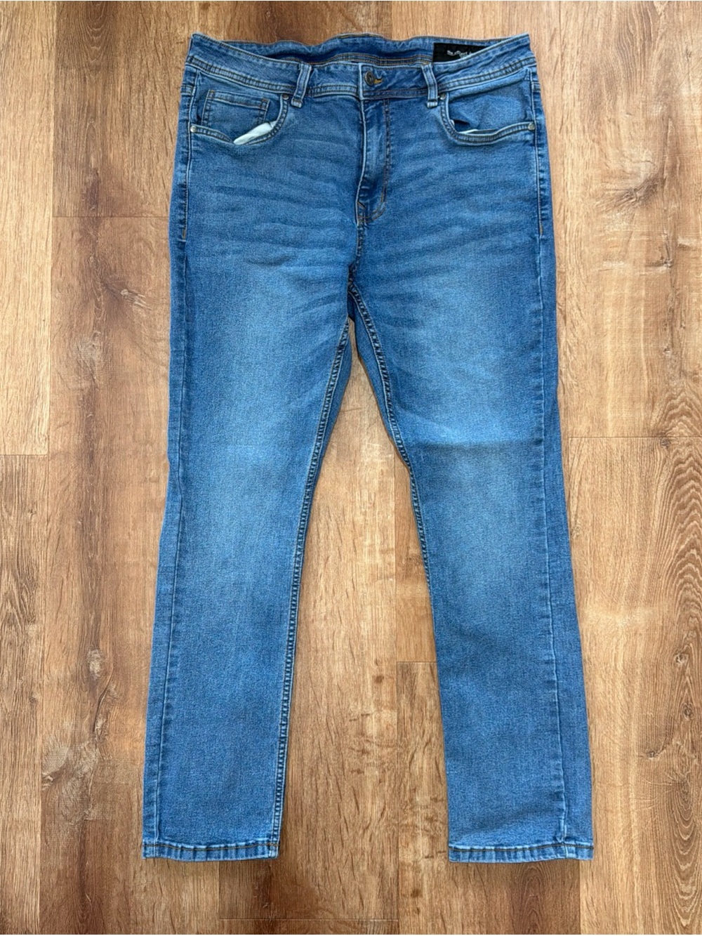 The Perfect Jean NYC Mens Jeans 38x30 Blue Slim Fit Stretch Denim Medium Wash